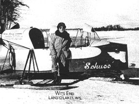 The Early Years: image of Frank Ketcham's prized propeller driven sled .